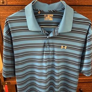 Under armor striped polo